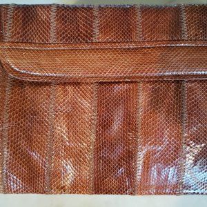 SNAKE SKIN Vintage Clutch